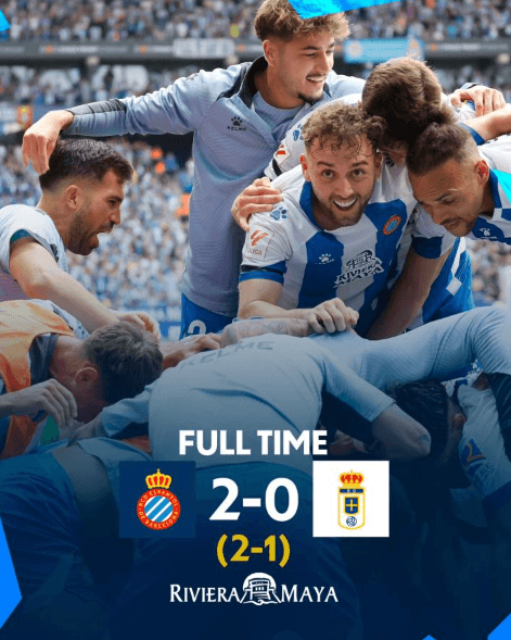 加泰德比重返西甲:巴萨官方祝贺西班牙人升级